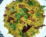 A picture of step 3 of Lemon rice.