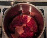 A picture of step 2 of Quinoa beetroot pachadi.