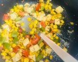 A picture of step 1 of Corn Paneer Chilli Grilled Sandwich 🥪.