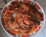 Foto langkah ke 5 dari resep Ayam Paprika Saus Tiram.