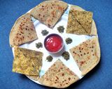 झातर मनकिश (अरेबिक ब्रेकफास्ट) (Jhatar Mankish recipe in marathi) रेसिपी स्टेप 6 फोटो 