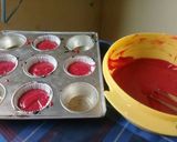 Foto langkah ke 6 dari resep Red velvet cupcake.