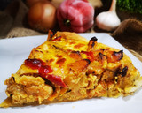 Foto del paso 4 de la receta: TARTA DE POLLO Y VERDURAS GRILLADAS ♥️