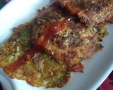 A picture of step 3 of Savoury mixed veg pancakes.