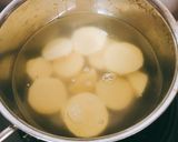 Hình bước làm 1 của món Hamburger khoai lang