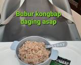 Cara Membuat Nasi Tim Kongbap Daging Asap MPASI 12m 4