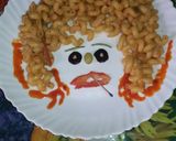 A picture of step 4 of Spicey macroni.