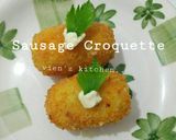 Foto langkah ke 8 dari resep Kroket isi Sosis aka Sausage Croquette 😆.
