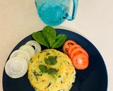 A picture of step 3 of Sooji Upma.