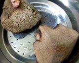 A picture of step 1 of Elephant Yam Fry.