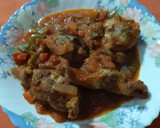 Foto del paso 5 de la receta: Conejo con tomate y verduras. Airfryer y cazuela