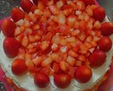 صورة لخطوة 7 من وصفة تورتة الفراولة 🎂😋🍓