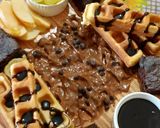 A picture of step 4 of Loaded Choco Butter Board.