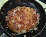 Foto langkah ke 5 dari resep Menu Sarapan - Roti isi Kornet dan Telur.
