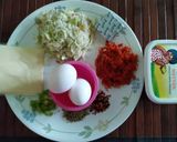 ক্যাবেজ স্টাফড চীজ ওমলেট(cabbage stuffed chees omlette recipe in Bengali) রেসিপি ধাপ - 1 ছবি