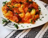 Pas rețetă Tocăniță de cartofi cu cabanos 3 fotografie