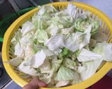 Hình bước làm 1 của món Bắp sú muối chua giòn sần sật