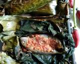 Pepes ikan daun perenggi ll labu kuning ll langkah memasak 4 foto