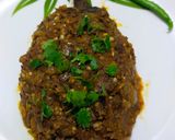 वांग्याचं भरीत (vangyache bharit recipe in marathi) रेसिपी स्टेप 4 फोटो 