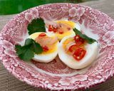 A picture of step 5 of Soft boiled egg Thai spicy salad (Yum Kai Tom).