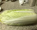 A picture of step 2 of Baechu Buchimgae (Napa Cabbage Pancakes).