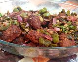 A picture of step 4 of Nauratan reshmi kabab.