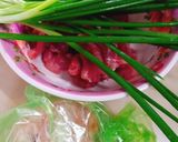 Hình bước làm 1 của món Cải thảo cuộn thịt phiên bản con sò