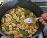 عکس مرحله 3 از دستور ماکارونی با سس مرغ و قارچ 😋