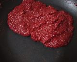 A picture of step 3 of Beetroot mithai rolls.