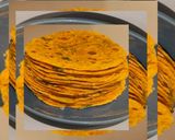 A picture of step 3 of Multi flour Methi Masala Thepla Wrap😋.