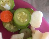 Foto del paso 1 de la receta: Huevo, tocino y verduras