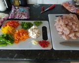 A picture of step 1 of Mixed Chicken Recipe.