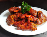 Foto langkah ke 4 dari resep Sayap Ayam Kecap Pedas Manis.