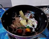 A picture of step 4 of Prawns Dum Biriyani.