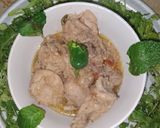 A picture of step 8 of White chicken karahi.
