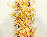 Foto del paso 1 de la receta: Trenza de pavo y extra de "cheese" 🧀🧀🧀🧀