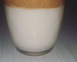 A picture of step 3 of Dalgona coffee.