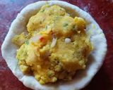 चना दाल स्पाइसी चीज़ी पराठा(chana daal paratha recipe in hindi) रेसिपी चरण 5 फोटो
