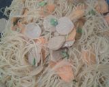 Foto langkah ke 6 dari resep (542) Bihun Goreng Bakso Sosis.