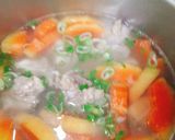 Hình bước làm 1 của món Canh đu đủ hầm