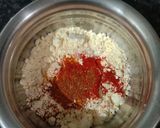 A picture of step 2 of Paneer pakora.