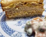 स्पाइसी क्रीमी चिकन सैंडविच (Spicy creamy chicken sandwich recipe in hindi) रेसिपी चरण 11 फोटो