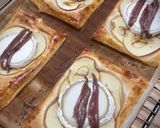 Foto del paso 4 de la receta Hojaldres de manzana con queso de cabra y anchoas