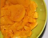 A picture of step 1 of Mango smoothy.