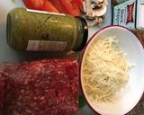 Foto del paso 1 de la receta: Albondigon Relleno Caprese&Mushroom
