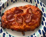 A picture of step 6 of Air Fryer Mini Pizza.