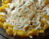 A picture of step 6 of Mango Float, summer special recipe ⛱️ 🥭🥭🥭.