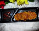 A picture of step 4 of Chickpeas tikki (patties).