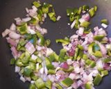 A picture of step 1 of Prawns in coconut curry.