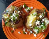 A picture of step 5 of Jacket potato.